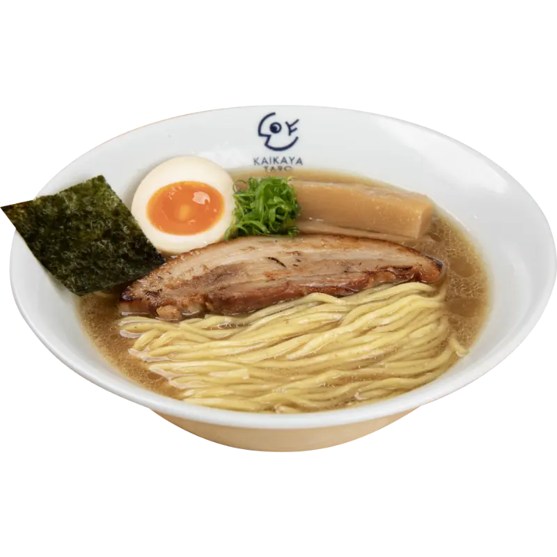 開花屋の白湯らぁめん　正油味